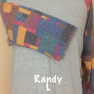 LuLaRoe Randy Baseball T new with tags